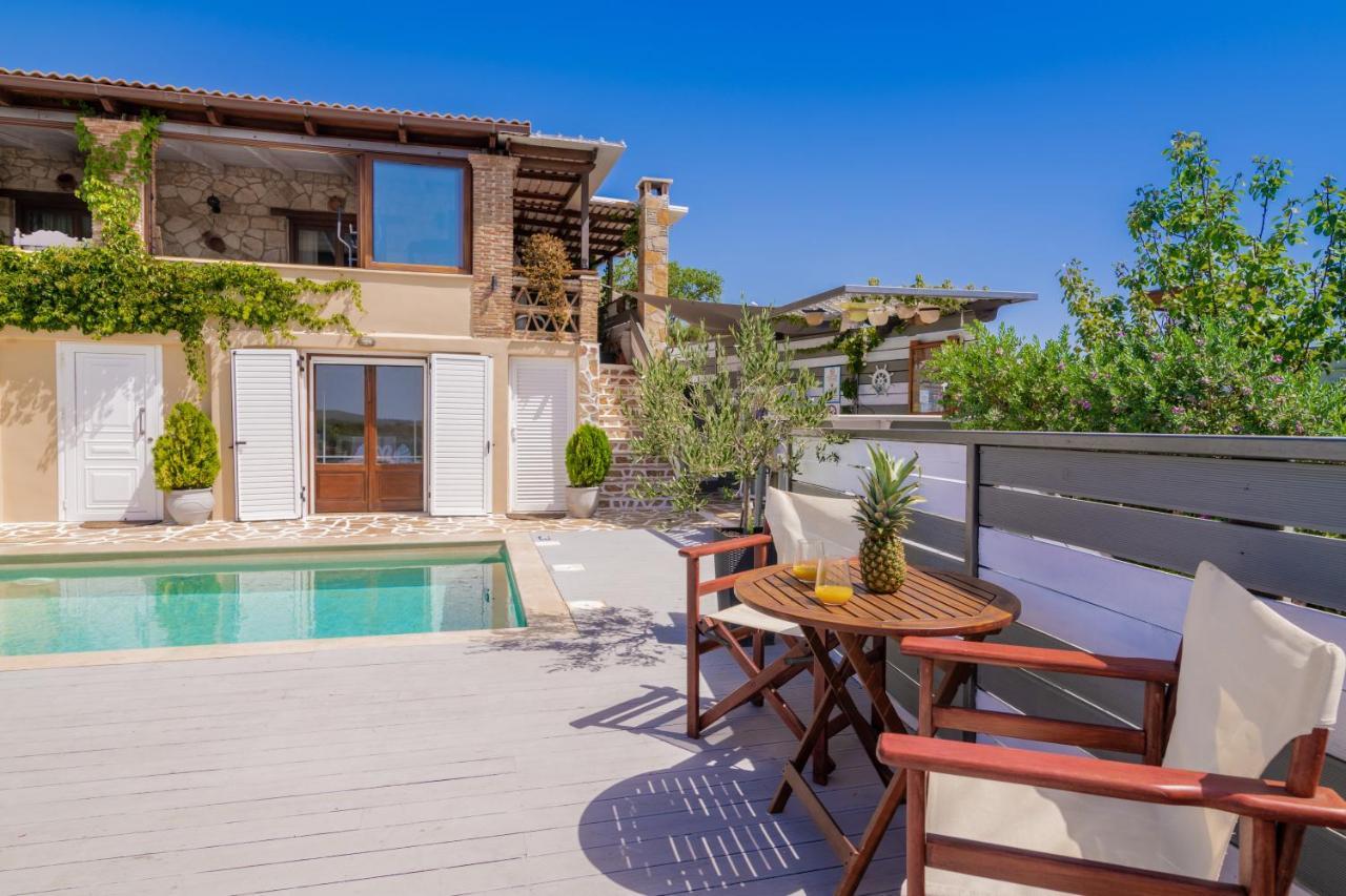 Villa Tramonto With Private Heated Pool, By Zantewize Volímai Dış mekan fotoğraf