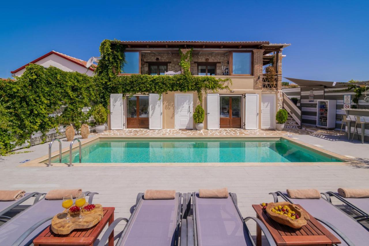 Villa Tramonto With Private Heated Pool, By Zantewize Volímai Dış mekan fotoğraf